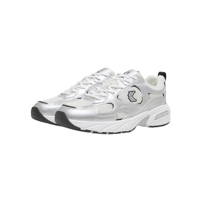 Sneaker KARL KANI "Karl Kani Prime Runner 2", Herren, Gr. 45, silber, Polyurethan, Schuhe Sneaker