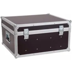 Roadinger Flightcase 4x LED Super Strobe, Audio Racks + Cases, Braun