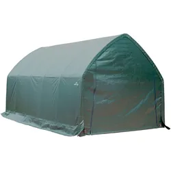 Garage SHELTERLOGIC "Garage-in-a-Box", grün, Kunststoff, Stahl, Garagen, sehr schneller Auf- und Abbau, BxTxH: 390x610x370 cm