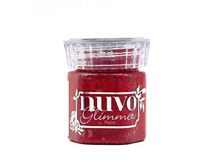 Tonic Studios Nuvo Glimmer pasta Sceptre rood, één maat