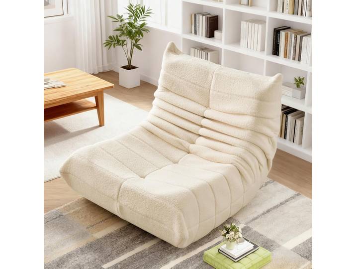 Sofa Sitzsack, canapé de sol, fauteuil de sol avec dossier, fauteuil de lecture confortable XXL, Lazy Sofa, pouf pour chambre à coucher