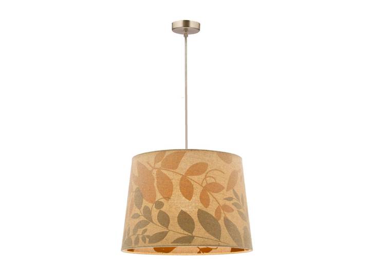 Hängeleuchte Mirage, Chromfarben, Beige, Metall, Kunststoff, Blätter, 35x110x35 cm, RoHS, Europäischer Sicherheitsstandard, einfach zu transportieren, Lampen & Leuchten, Innenbeleuchtung, Hängeleuchten, Pendelleuchten