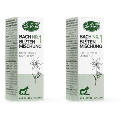 Lapura Bachblütenmischung Nr.1 Glob.f.Hunde/Katzen 2x 2x10 g Globuli