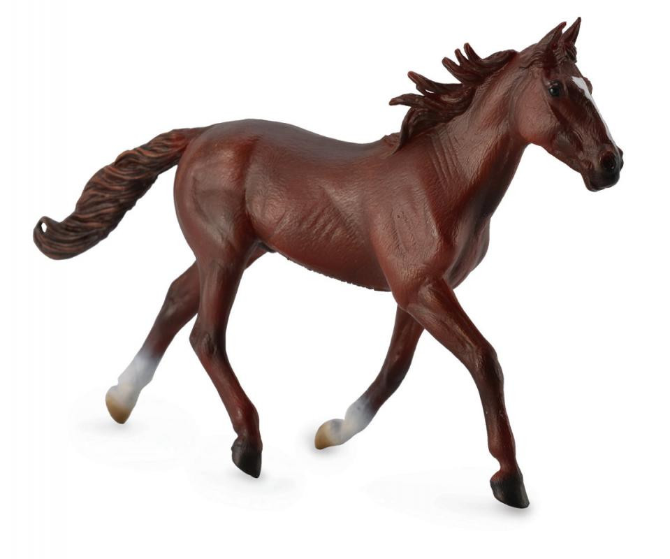 Collecta Kastanjebruin Standardbred Pacer Paard