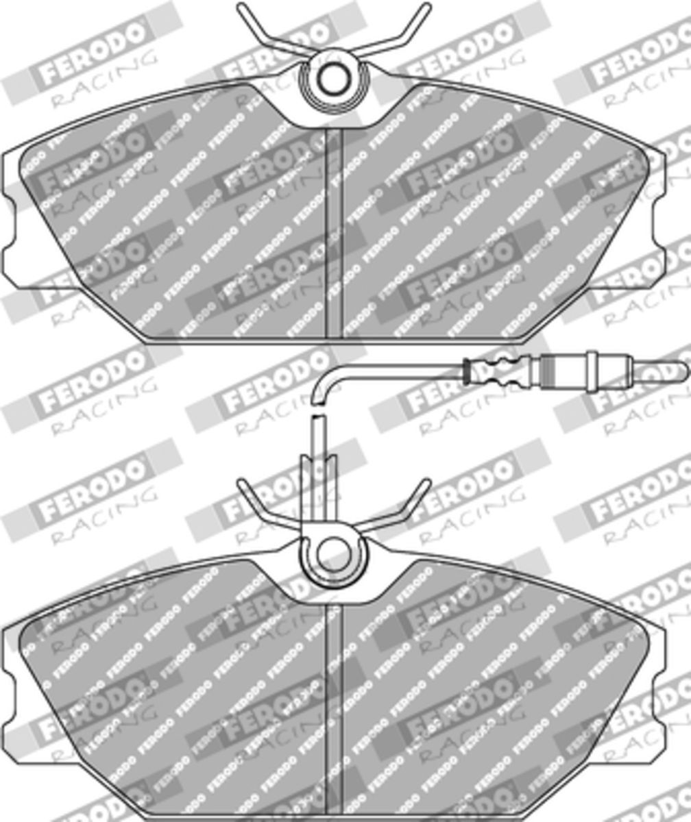 Bremsbelagsatz FERODO Performance FDS406, Vorne