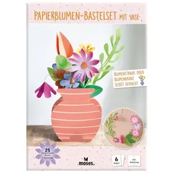 Moses Papierblumen-Bastelset mit Vase