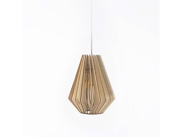 Suspension effet bois bois brut