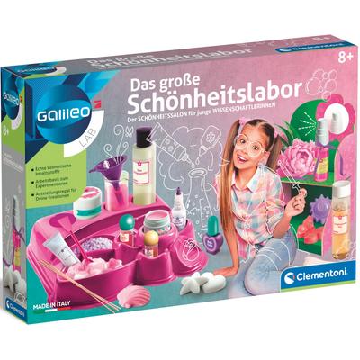 Experimentierkasten CLEMENTONI "Galileo, Das große Schönheitslabor", pink, Experimentierkästen, Kinder, Made in Europe