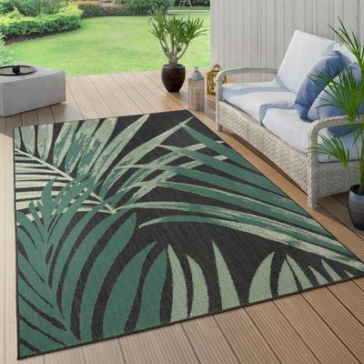 Paco Home Tropical Outdoor Rug Palm Tree & Jungle Design Flatweave