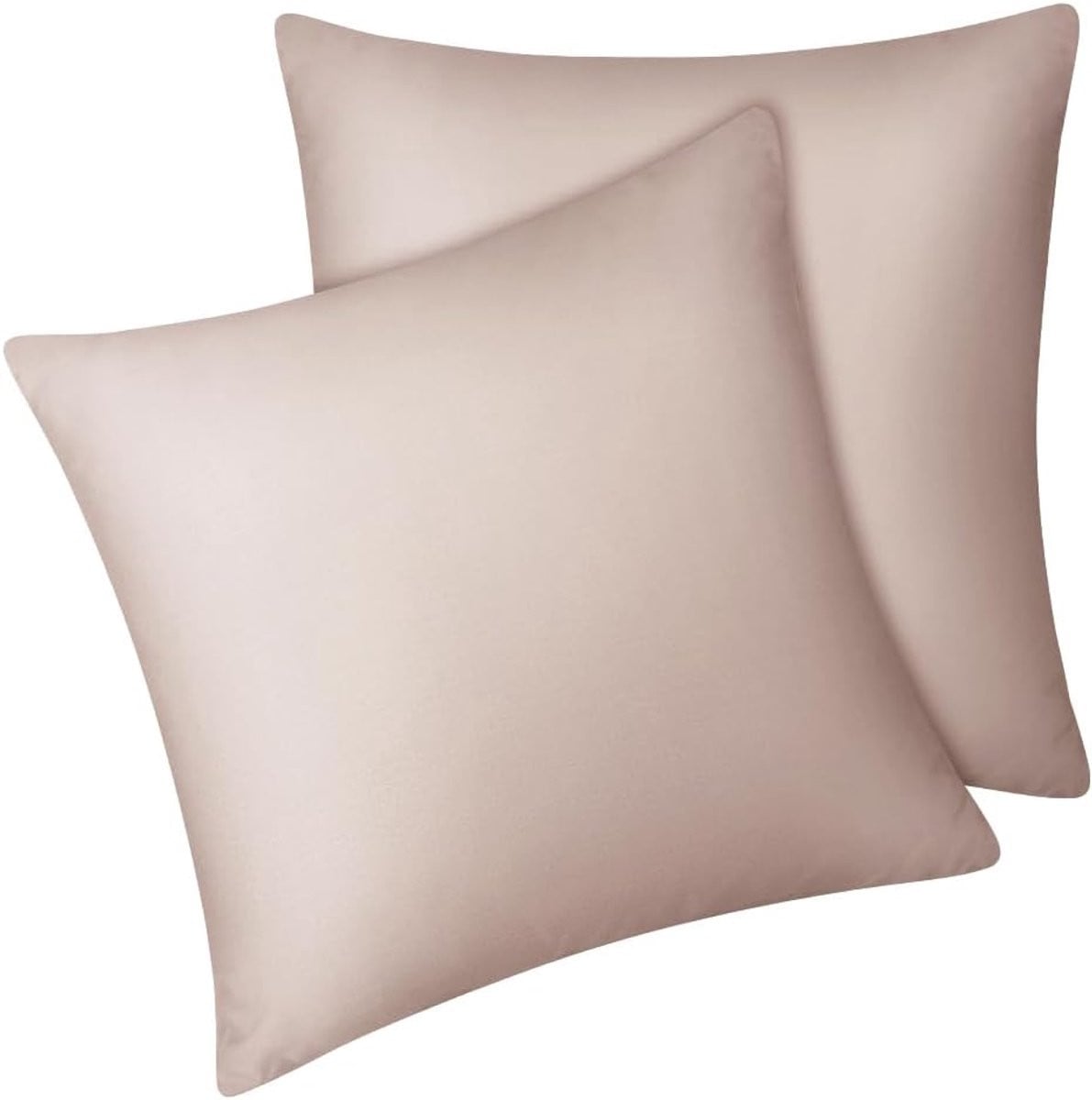 Verkoelende en ademende kussensloop van lyocell en bamboe, Rosebeige, 40 x 40 cm