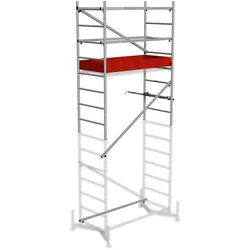Aluminium-Arbeitsgerüst ClimTec, erste Zusatzetage für Gesamthöhe 5 m