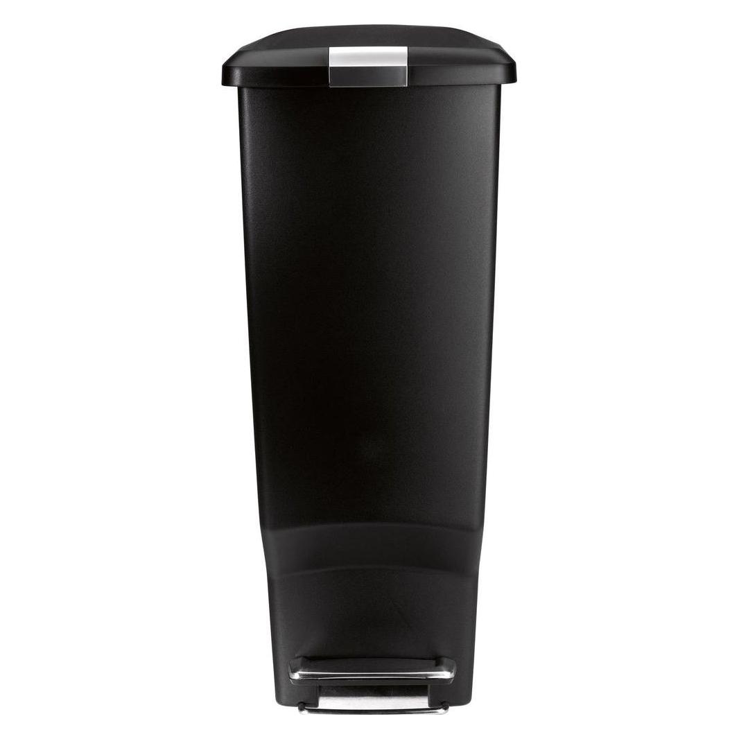 Simplehuman CW1361 Mülleimer Rechteckig Kunststoff, Edelstahl (40 l) (CW1361)