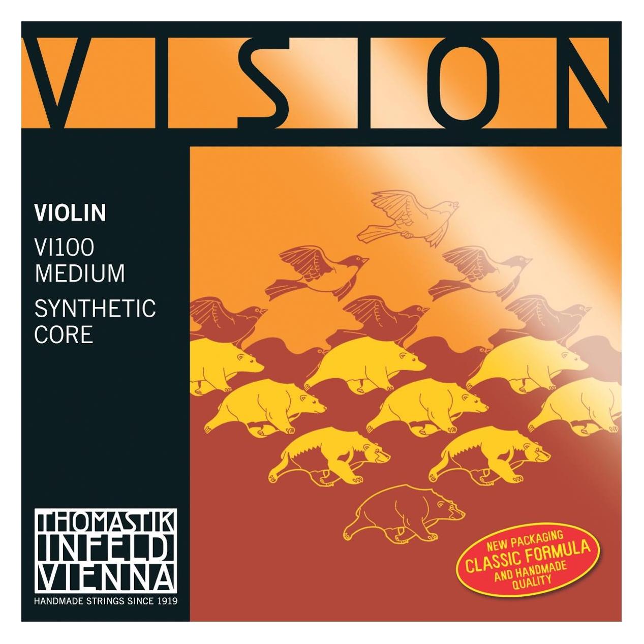 Thomastik Vision Med. 1/2 (4x, Violine) (VI100 1/2)