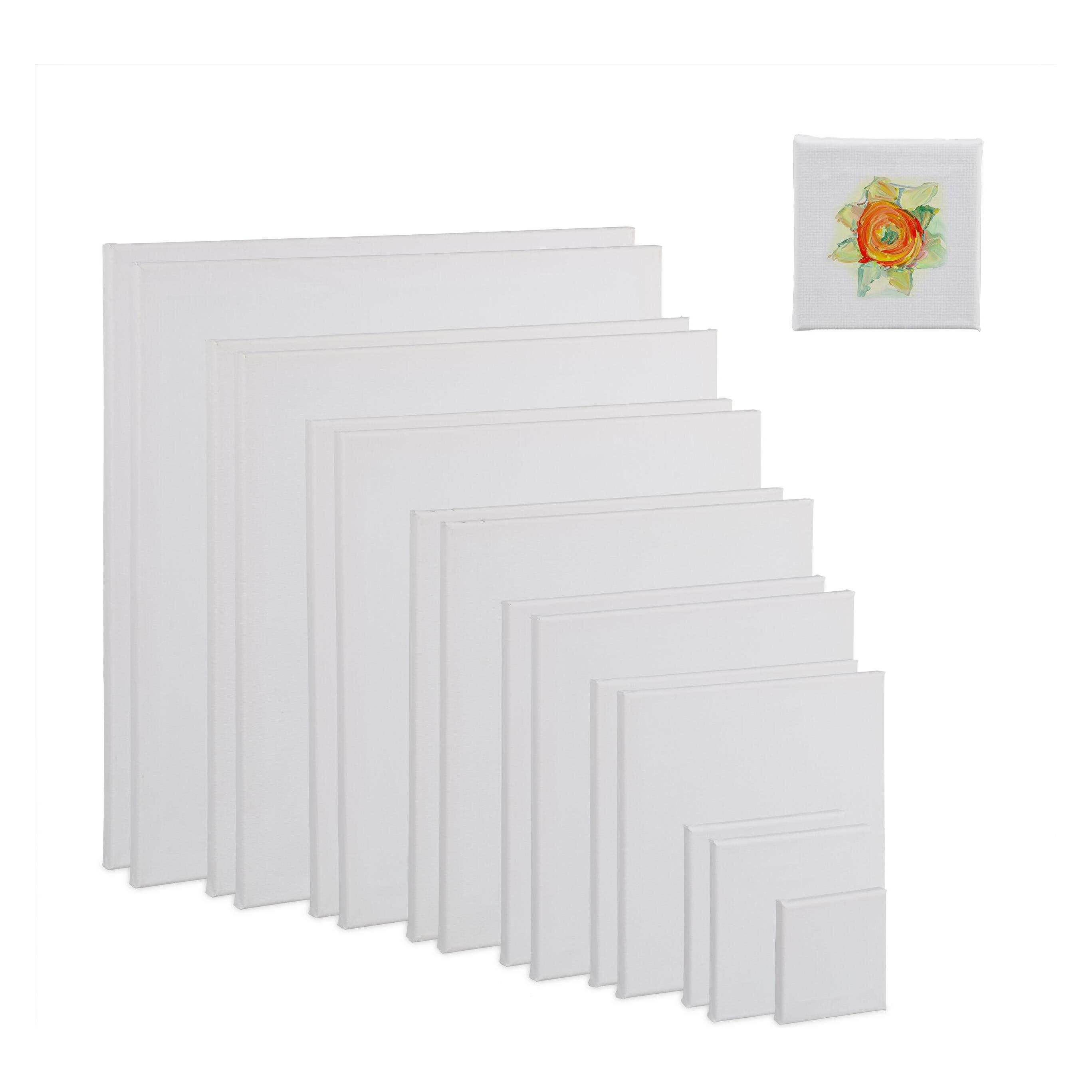 Relaxdays 16-tlg. Leinwand-Set (4052025446727)