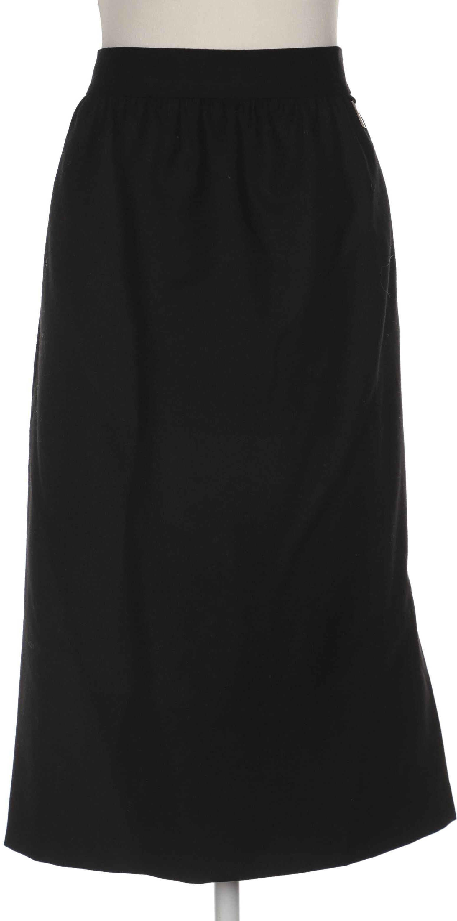 Etienne Aigner deutsch Damen Rock, Schwarz, Gr. EU 42, Wolle / Viskose - Second Hand