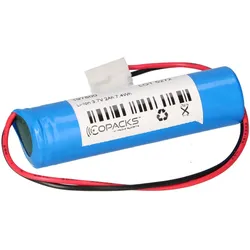 Li-Ion Notleuchten-Akku 3,7V 2,0Ah – passend für CEAG 40071353666 / 40071353398