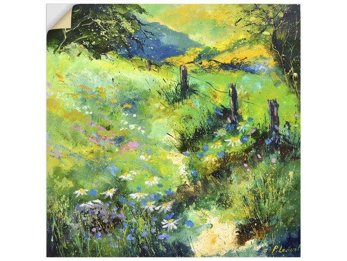 Wandbild ARTLAND Green field , farbe bild(er): grün, B:70cm H:70cm, Bilder, Wandbild, als Alubild, Leinwandbild, Poster, Wandaufkleber in verschied. Grössen