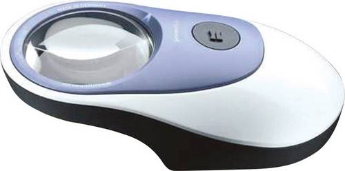 Eschenbach 158620 LED POWERLUX Handlupe mit LED-Beleuchtung Vergrößerungsfaktor: 5 x Linsengröße: (Ø) 58mm