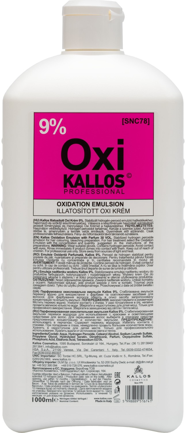 Kallos Oxi 9% 1000 ml KA-K0705