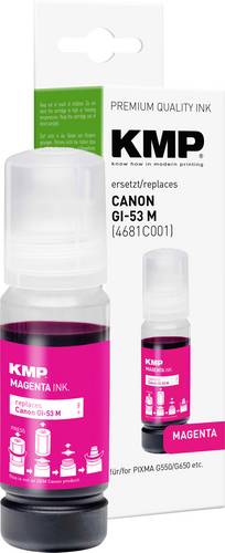 KMP Nachfülltinte ersetzt Canon GI53M (4681C001) Kompatibel Magenta 60ml 1583,0006