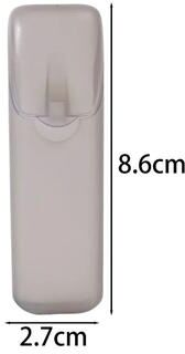 Uplift Picks Portable Transparent Toothpick And Small Item Organizer Box gray