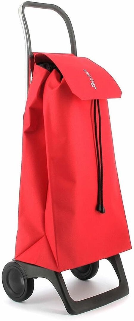 Einkaufstrolley ROLSER "JET LN JOY ROT", Damen, rot, Aluminium, Polyester, Einkaufskörbe Einkaufstrolley rot Einheitsgröße