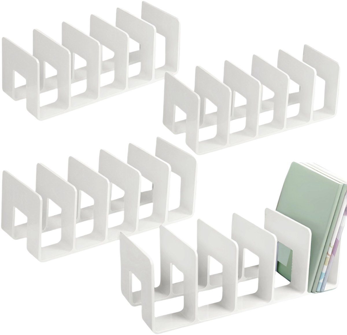 Unyqoos Set van vier elegante acryl boekhouders