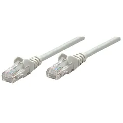 Intellinet Premium Netzwerkkabel, Cat6, S/FTP, 100% Kupfer, Cat6-zertifiziert, LS0H, RJ45-Stecker/RJ45-Stecker, 1,5 m, grau