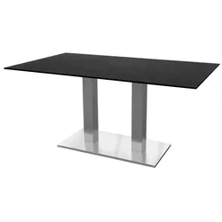 Esstisch Toronto 160 x 90 cm Glas Schwarz