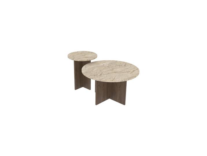 Habitat Garten Couchtisch private beige, Beige, Holz, 70x40x70 cm, Wohnzimmer, Wohnzimmertische, Couchtische