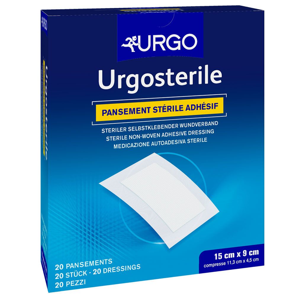 Urgosterile Wundverband 100x150 mm steril 20 St Pflaster