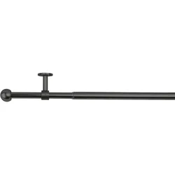 Teleskopgarnitur 2in1 Farbe: Schwarz, Größe: 160-280 cm