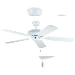 DeKo Deckenventilator White Eagle Slimline 103 cm mit Zugkette 103