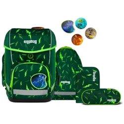ergobag CUBO Schulrucksack-Set  Bärtastisch, 5-teilig