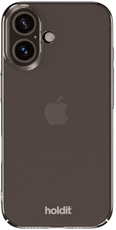 Holdit iPhone 16 Slim Plastic Case - Transparent