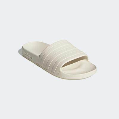 Badesandale ADIDAS SPORTSWEAR "AQUA ADILETTE", Damen, Gr. 38, weiß (sanftes weiß, sanftes weiß, sanftes weiß), Synthetik, Schuhe, Badelatschen