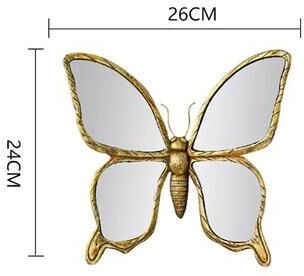 Inspired Finds Retro Dragonfly Mirror Wall Art Resin Decor For Living Room And Home butterfly
