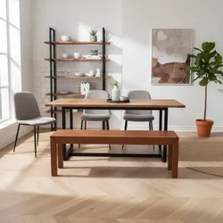 Gartenbank ohne Lehne Eukalyptusholz massiv geölt