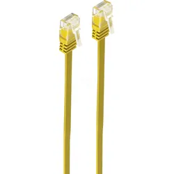 SHVP SP725-SLY - Cat.6 Flachkabel U/UTP, slim,  gelb, 15 m