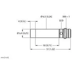 Turck Sensor NI3EH6.5KAP6XV1131
