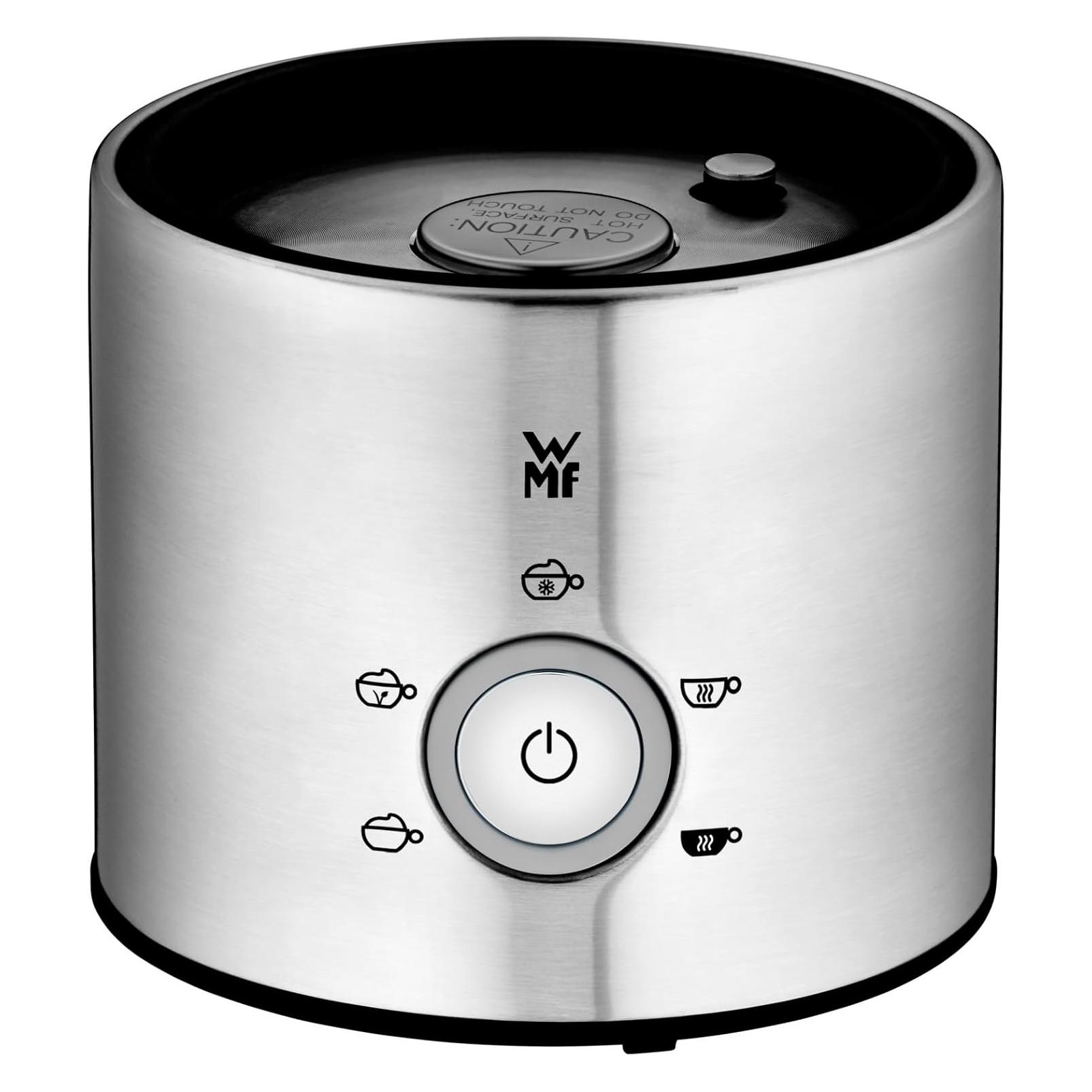 WMF Milchaufschäumer aus Glas (413320011), Cromargan (250 ml) (3200002262)
