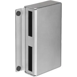 Amf, Zubehör Türbeschlag, Gegenkasten 144GS für Doppeltore, 172 x 116 x 30mm, Stahl blank