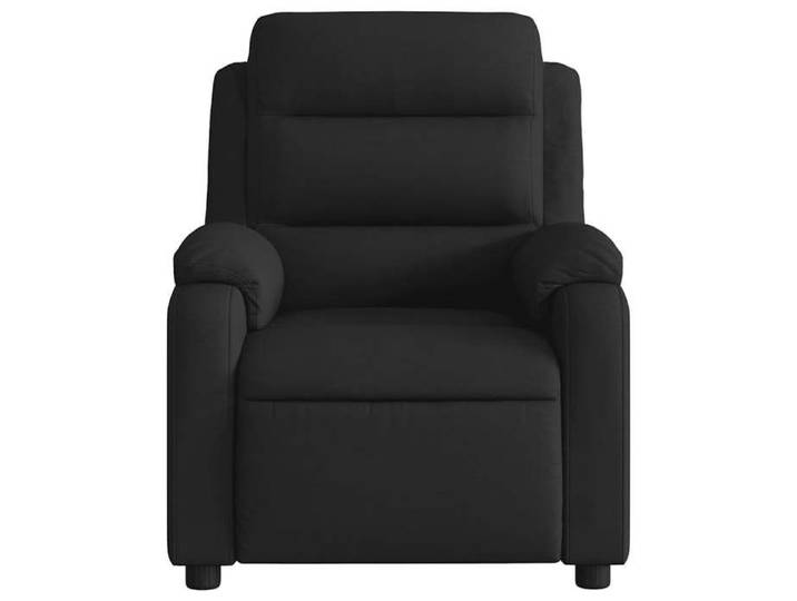 Elégant Siège relax/Chaise de salon Noir - Fauteuil inclinable Noir Tissu PRO7676543427931