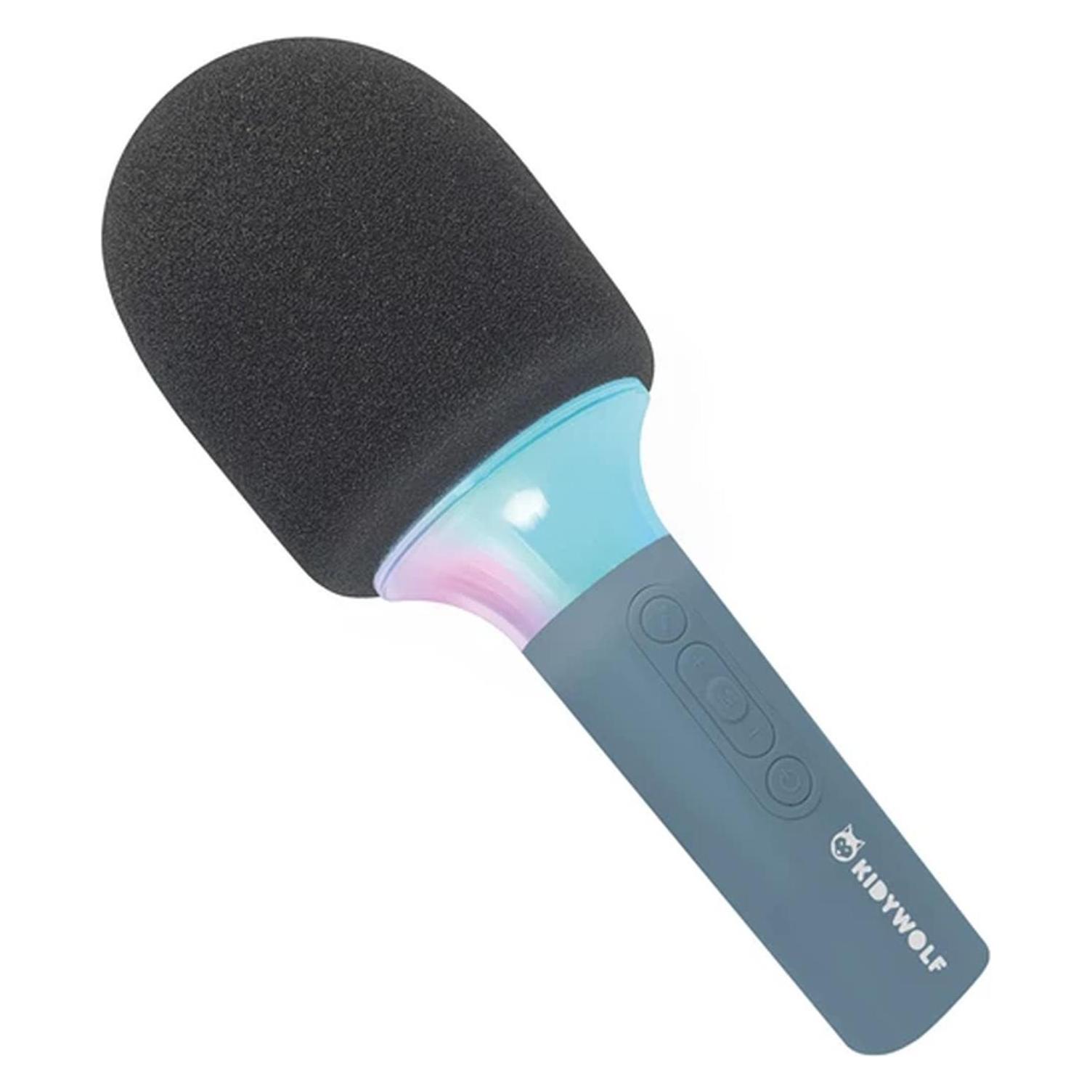 Kidywolf Mikrofon Bluetooth mit Licht blau (418124)