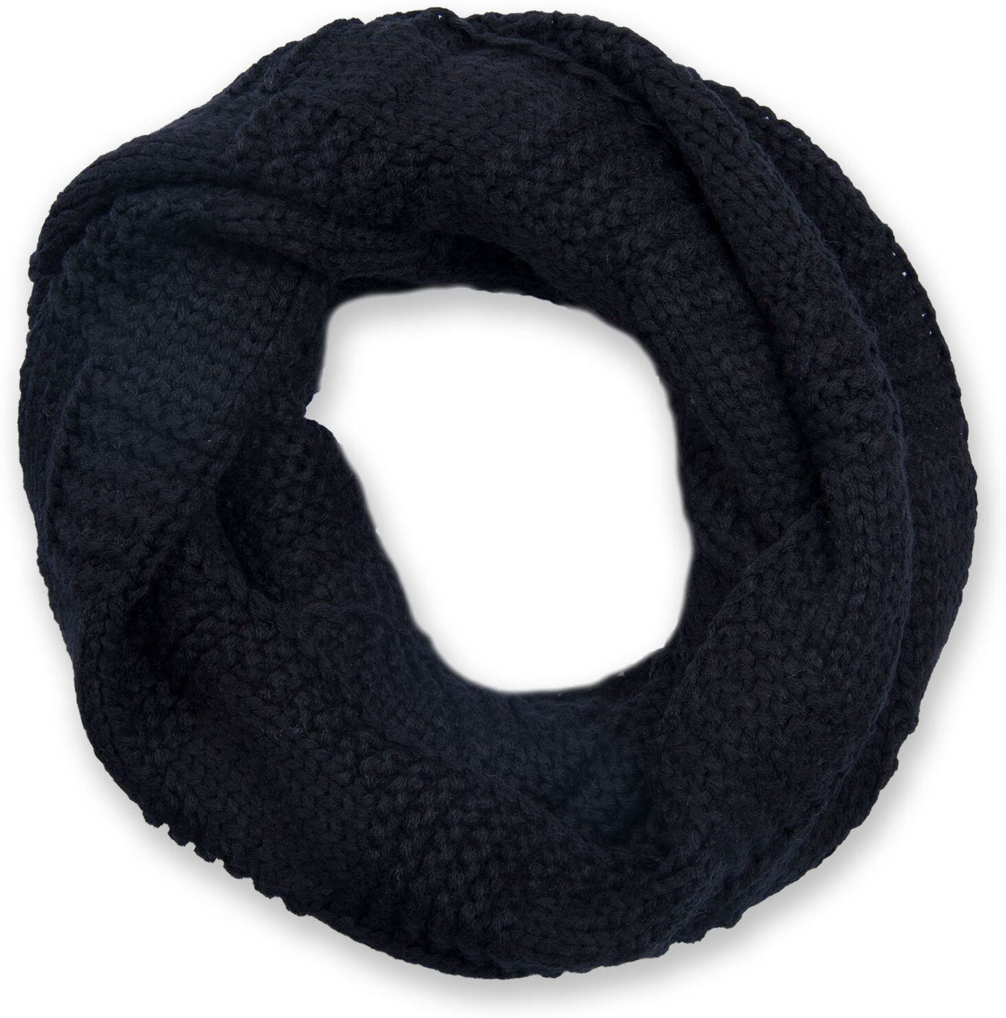 Strickschal STYLEBREAKER "Feinstrick Loop mit Patentmuster", Damen, schwarz, Obermaterial: 100% Viskose CV., Modisch, Modetücher