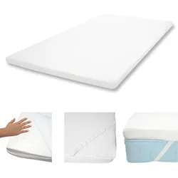 6cm Memoryfoam-Matratzentopper MCW-E63, Topper Matratzenauflage Matratzenschoner ~ 140x200cm Viscoschaum