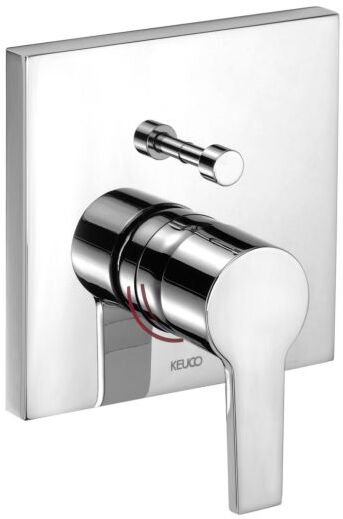 Keuco Edition 11 Wannenarmatur 51172010282 Unterputzarmatur, mit Sicherungseinrichtung, für 2 Verbraucher, verchromt