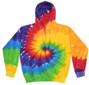 Tie-Dye CD877Y Youth Tie Dye Pullover Hoodie in Prism size XS 2-4 8777Y, T8777Y