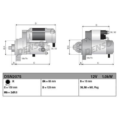 DENSO Starter DSN2075