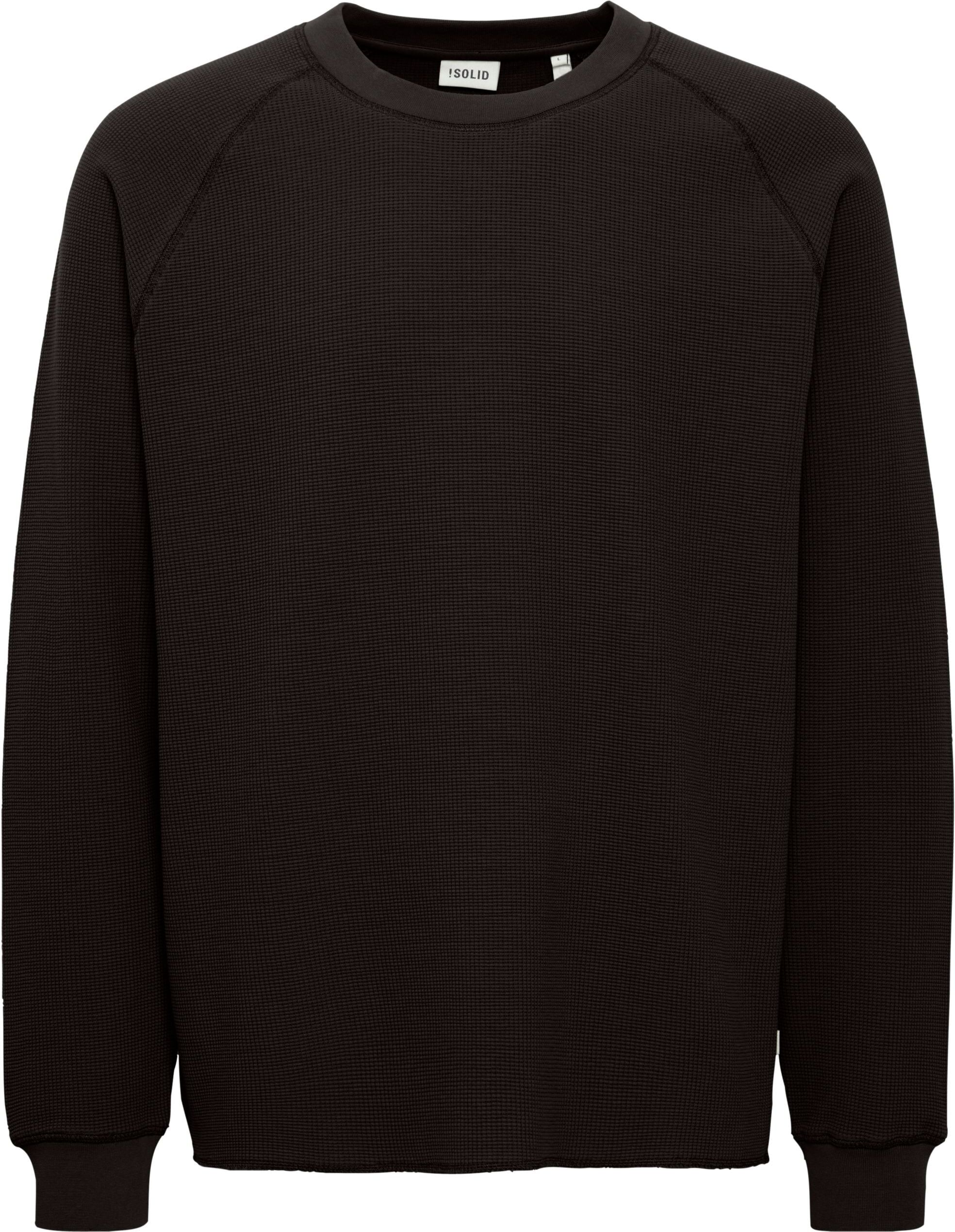 !solid Rundhalspullover SOLID "Rundhalspullover SDMarwin", Herren, Gr. XL, schwarz (true schwarz), Obermaterial: 100% Baumwolle CO., Pullover Rundhalspullover